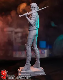 figurka-ciri-cyberpunk-2077-h3ll-creator-druk-3d-14k-prezent
