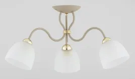 ariel-lampa-sufitowa-3xe27-taupe-zlota-56-cm