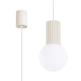 halo-lampa-wiszaca-g9-bezowa-z-bialym-kloszem