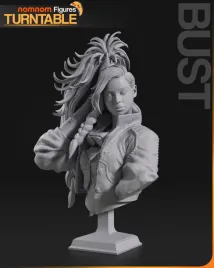 figurka-gemma-monster-hunter-popiersie-nomnom-figures-druk-3d-14k-prezent