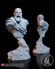 figurka-kratos-god-of-war-popiersie-h3ll-creator-druk-3d-14k-prezent