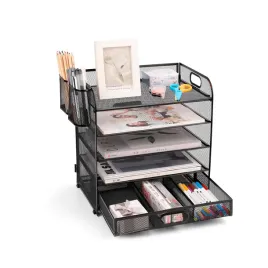 organizer-metalowy-na-dokumenty-5-przegrodek-z-szuflada