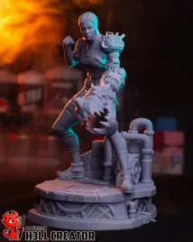 figurka-sevika-arcane-h3ll-creator-druk-3d-14k-prezent