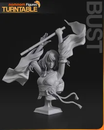 figurka-yuna-final-fantasy-popiersie-nomnom-figures-druk-3d-14k-prezent