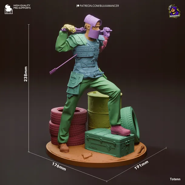 figurka-survivor-rust-bulkamancer-druk-3d-14k-prezent-stan-nowy-wysokosc-produktu-23-8-cm