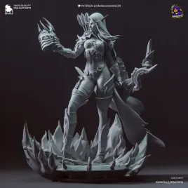 figurka-sylvanas-windrunner-world-of-warcraft-bulkamancer-druk-3d-14k