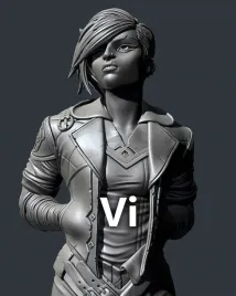figurka-popiersie-vi-arcane-league-of-legends-eastman-druk-3d-prezent