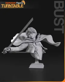 figurka-levi-atak-tytanow-popiersie-nomnom-figures-druk-3d-14k-prezent
