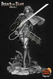 figurka-mikasa-ackerman-atak-tytanow-nomnom-figures-druk-3d-14k-prezent