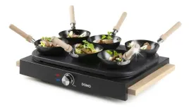 domo-do8719w-gourmet-set-2w1-wok-i-patelnia-do-nalesnikow-6-osobowy-zestaw