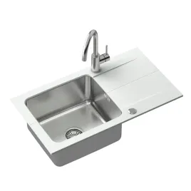 zlewozmywak-granit-stal-bialy-syfon-bateria