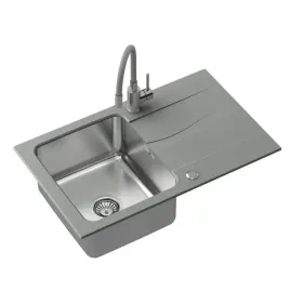 zlewozmywak-granit-stal-syfon-bateria