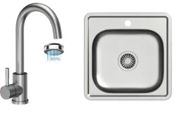 zlewozmywak-stal-dekor-len-48x48-syfon-bateria