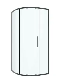 kabina-prysznicowa-polokragla-90x195-cm-kerra-solid-rps-bl-szklo-czarny