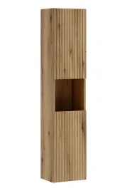 szafka-lazienkowa-wysoka-wiszaca-dab-nova-coast-evoke-2-drzwiowa-ryflowana