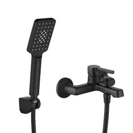 bateria-wannowa-scienna-laveo-alita-matowa-czern-z-zestawem-natryskowym