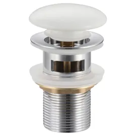 balneo-korek-do-umywalki-klik-klak-mosiezny-bialy-z-przelewem-model-a