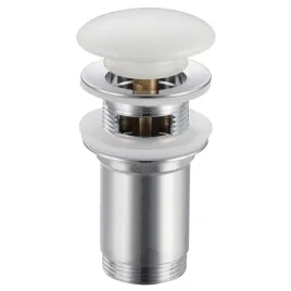 balneo-korek-do-umywalki-klik-klak-mosiezny-bialy-z-przelewem-model-c