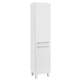 szafka-lazienkowa-slupek-wysoki-35cm-2-drzwi-bialy-polysk-sol-bialy