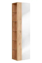 capri-oak-803-slupek-wysoki-z-lustrem-1d-45-cm