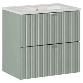szafka-z-umywalka-wpuszczana-60-cm-z-szufladami-ryflowana-zielona-szalwia