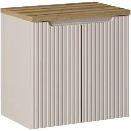 kaszmirowa-ryflowana-szafka-nova-cashmere-82-60-2d-z-blatem-60-cm-oak