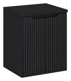 szafka-lazienkowa-wiszaca-z-blatem-lazienkowym-50-cm-czarna-drzwi