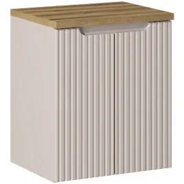 kaszmirowa-ryflowana-szafka-nova-cashmere-82-50-2d-z-blatem-50-cm-oak