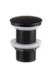 click-clack-t201mbg-3-korek-do-umywalki-czarny-mat