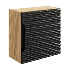 nowoczesna-szafka-lazienkowa-gorna-wiszaca-kwadratowa-czarna-drewniana