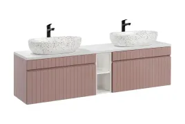 szafka-lazienkowa-z-umywalkami-blatem-180cm-rozowa