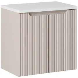 kaszmirowa-ryflowana-szafka-nova-cashmere-82-60-2d-z-blatem-60-cm-white