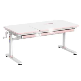 biurko-regulowane-spacetronik-xd-120x60-bialo-rozowe-ergonomiczne-dzieciece