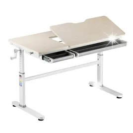 biurko-dzieciece-regulowane-manualnie-spacetronik-xd-120x60-dwie-szuflady