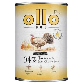 mokra-karma-dla-psa-ollo-plus-indyk-kolagen-400g