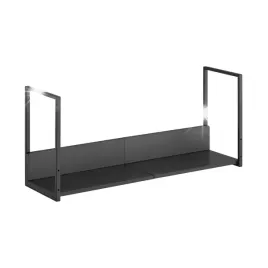 polka-pod-biurko-hugel-spacetronik-czarna-podbiurkowa-organizer