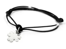 srebrna-bransoletka-sznurkowa-koniczynka-ze-srebra-proby-925-charms