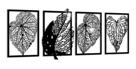 obraz-azurowy-dekoracja-scienna-panele-liscie-3d