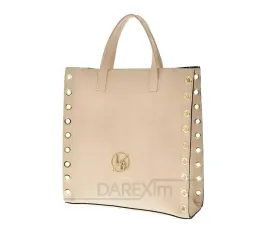 laura-biaggi-torebka-shopper-jasny-bezowy-groszek-mat-nity-js123