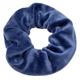 gumka-do-wlosow-scrunchies-welur-granatowa