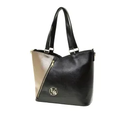 laura-biaggi-torebka-shopper-czarno-zloty-zamek-s18123