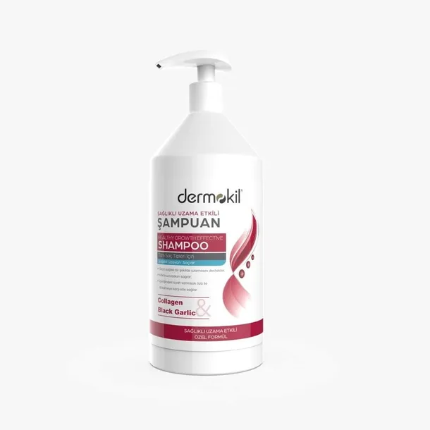 Dermokil szampon przyspieszający wzrost włosów czosnek i kolagen 1000ml