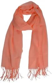 cashmere-cienki-modny-szalik-fredzle-jednokolorowy-pomaranczowy
