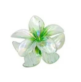 piekna-spinka-klamra-plastikowa-kwiatek-hawajski-opalizujacy-zielony-8cm