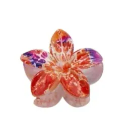 spinka-klamra-plastikowa-kwiatek-hawajski-nakrapiany-pomaranczowy-8cm