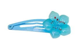 dziewczeca-spinka-kwiatek-na-zatrzask-klik-niebieski-5cm
