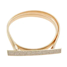 pasek-damski-sprezynka-prostokat-cyrkonie-kolor-zloty-95cm