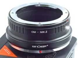 adapter-olympus-om-do-nikon-z-z5-z6-z7-z9-z30-z50-kandf