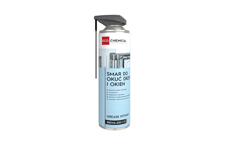 Smar do okien drzwi zawiasów okuć Spray do konserwacji ECOCHEMICAL 500ml