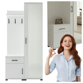 garderoba-90x190cm-szafa-z-lustrem-wieszakiem-i-szafka-na-buty-biala